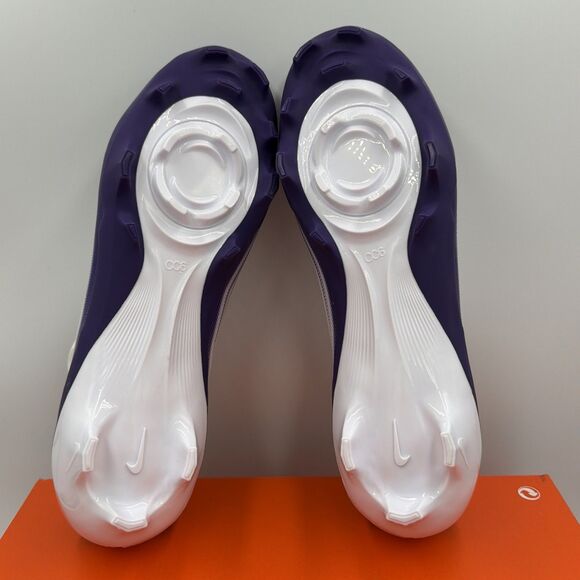 Nike Men Sz 9 Vapor Speed 3 TB Football Cleats White/Court Purple HM8849-101 New main image 10
